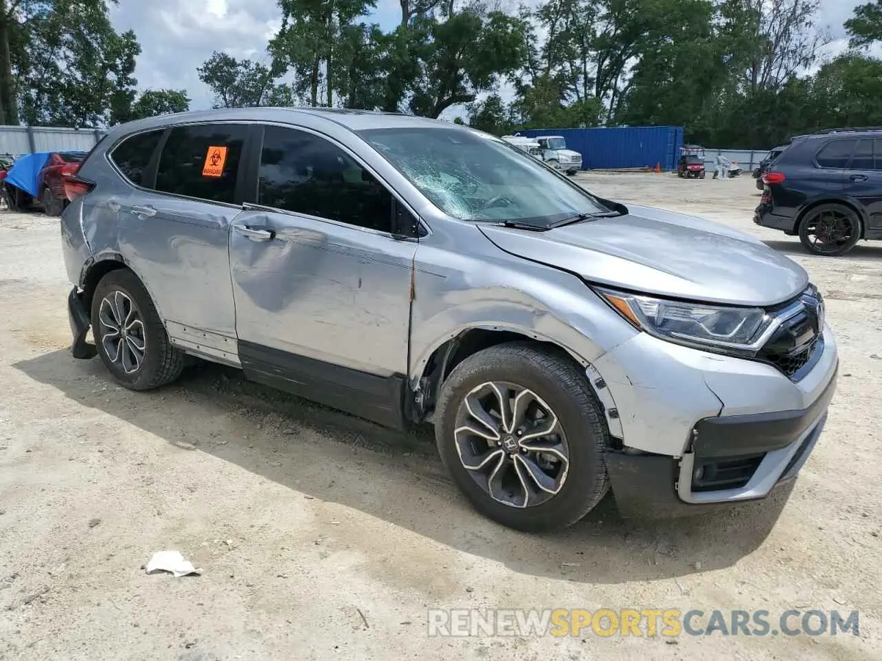 4 fotografías del automóvil dañado 5J6RW1H52LA015765 HONDA CRV 2020