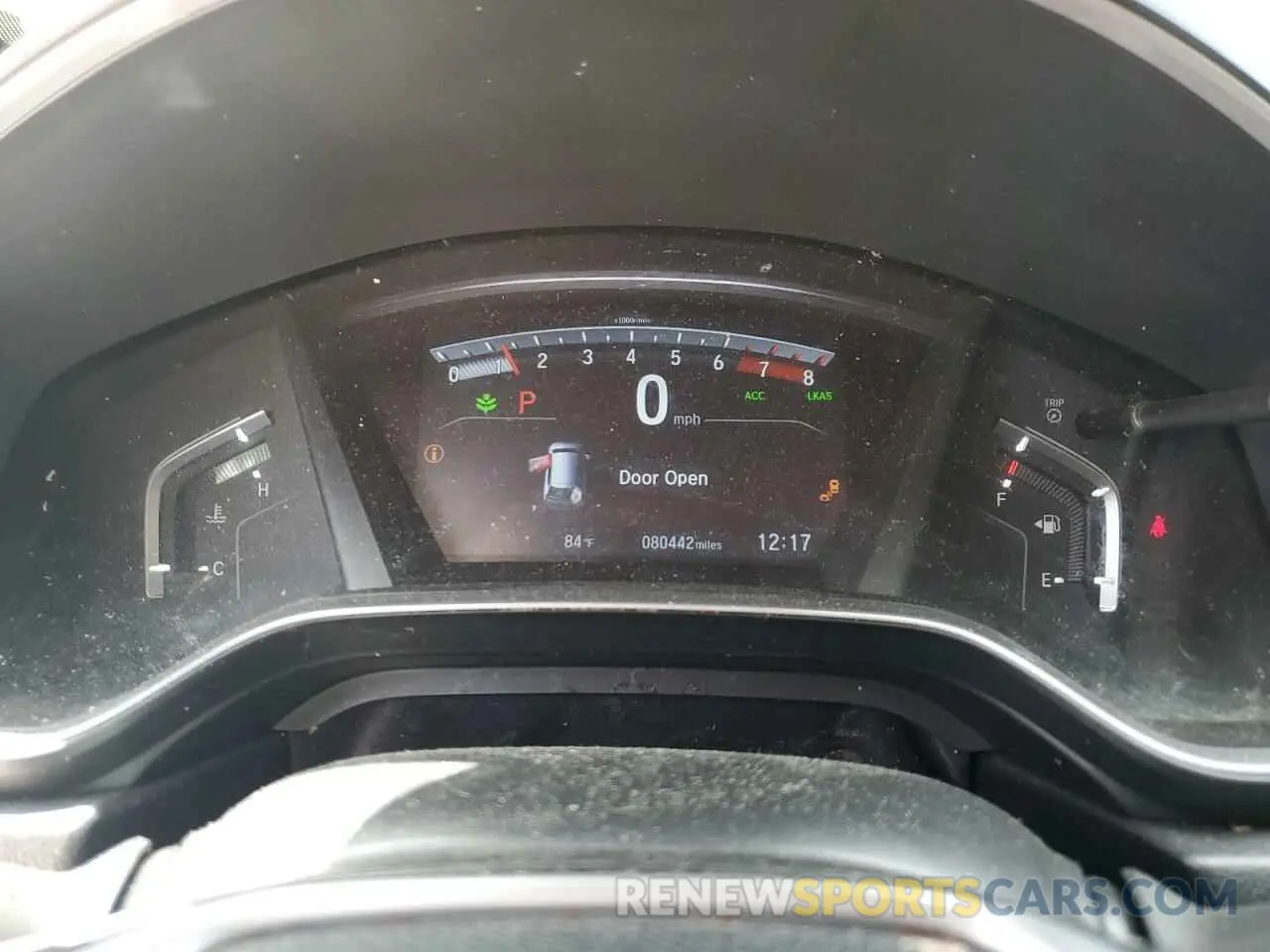 9 fotografías del automóvil dañado 5J6RW1H52LA015765 HONDA CRV 2020