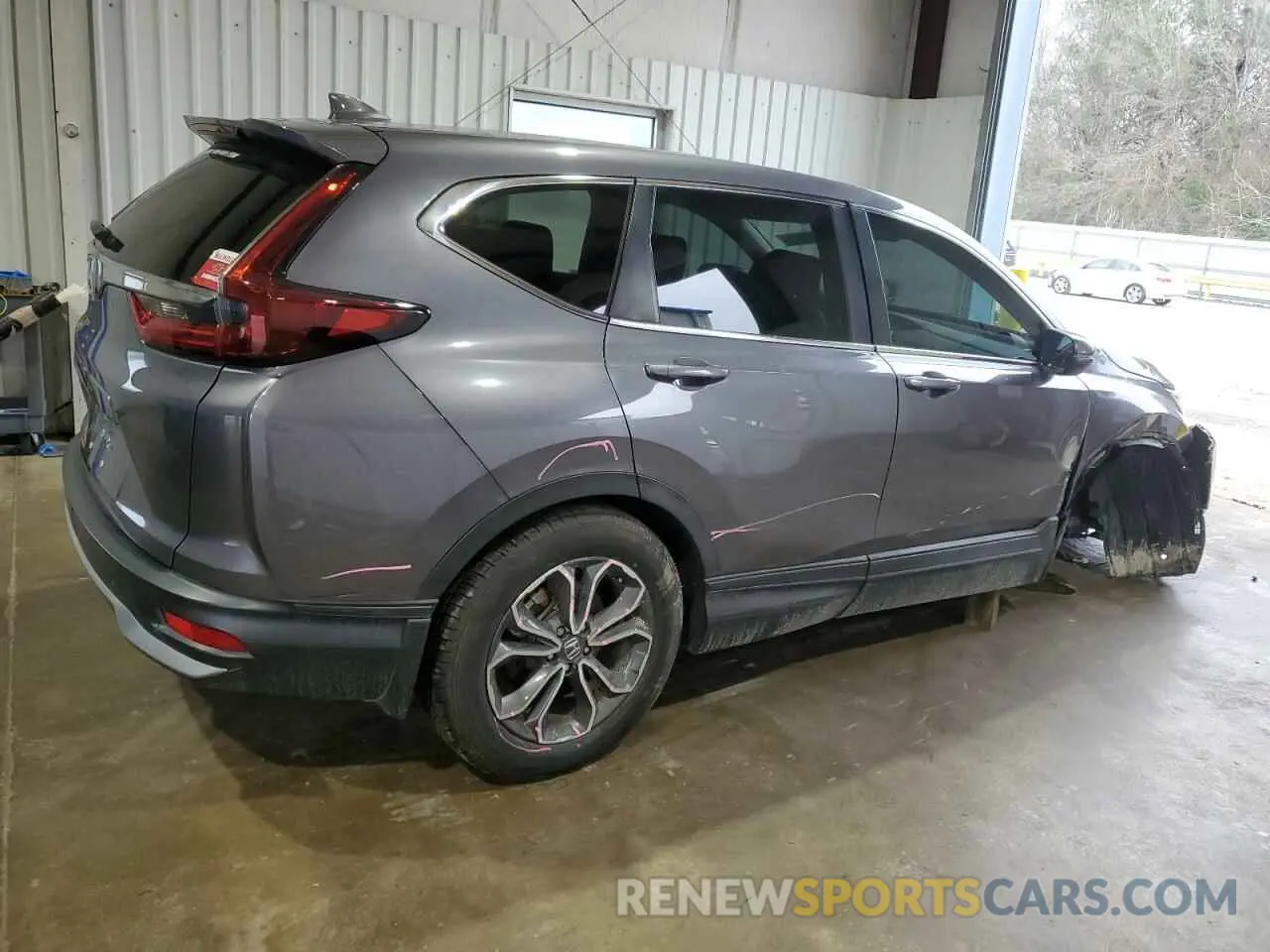 3 fotografías del automóvil dañado 5J6RW1H54LL000527 HONDA CRV 2020