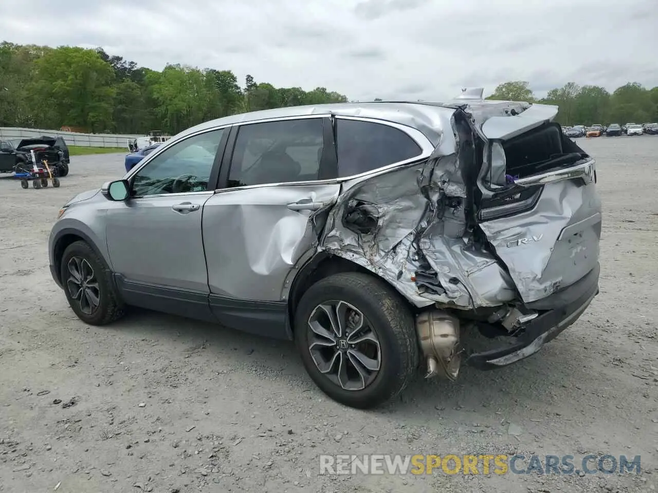 2 fotografías del automóvil dañado 5J6RW1H57LA019553 HONDA CRV 2020