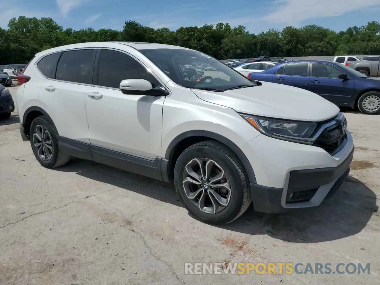 4 fotografías del automóvil dañado 5J6RW1H81LA014696 HONDA CRV 2020