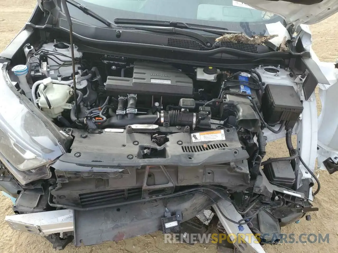 12 fotografías del automóvil dañado 5J6RW1H87LA017070 HONDA CRV 2020