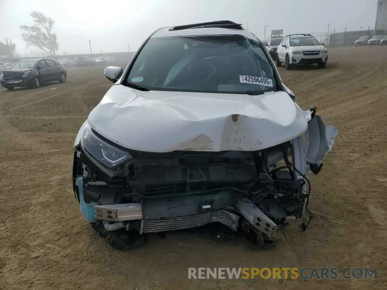 5 fotografías del automóvil dañado 5J6RW1H87LA017070 HONDA CRV 2020