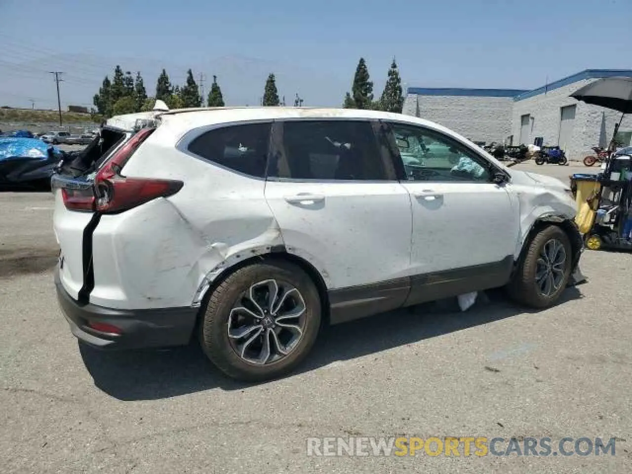 3 fotografías del automóvil dañado 5J6RW1H87LA017084 HONDA CRV 2020