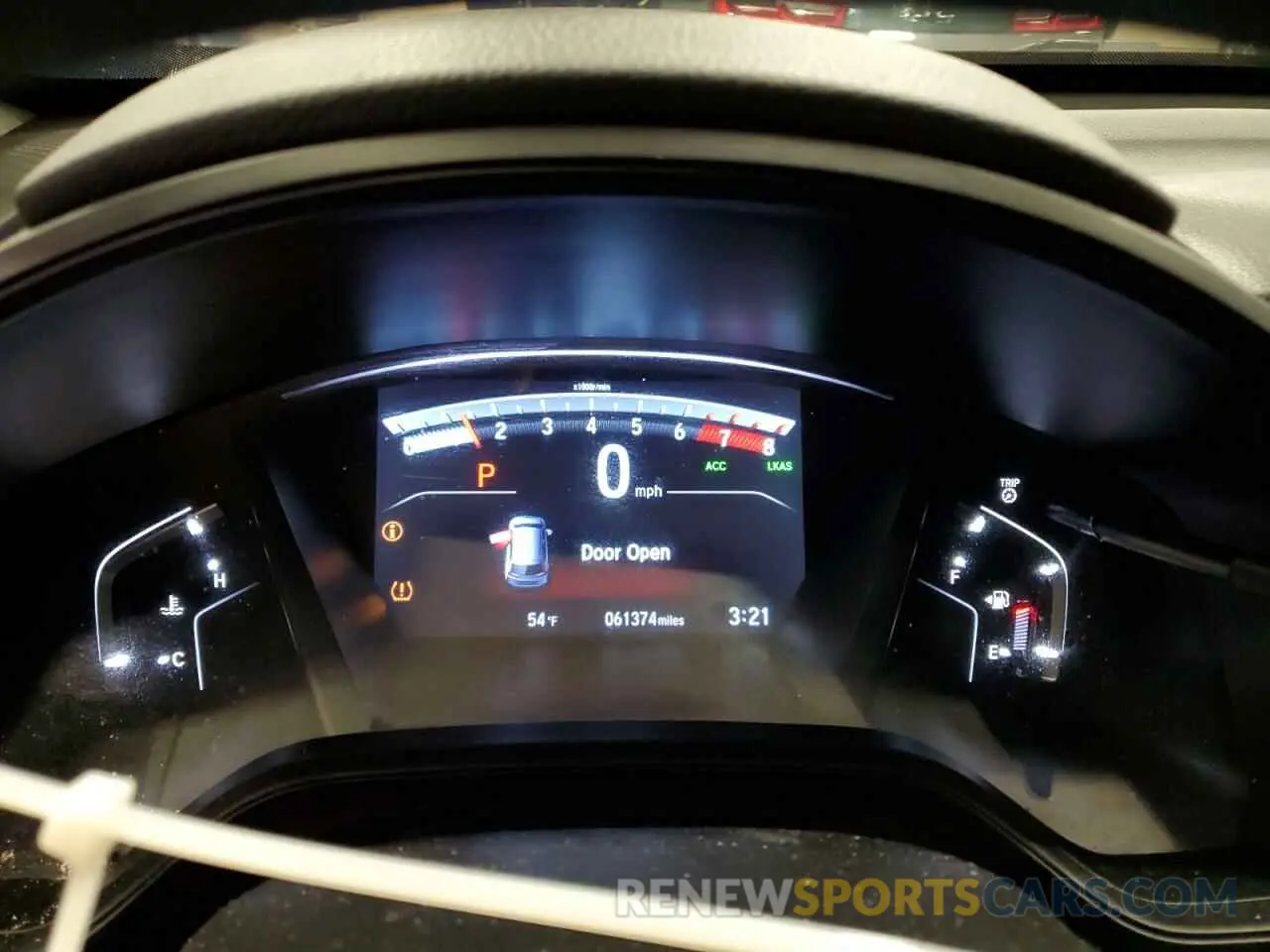 9 fotografías del automóvil dañado 5J6RW2H27LL004129 HONDA CRV 2020