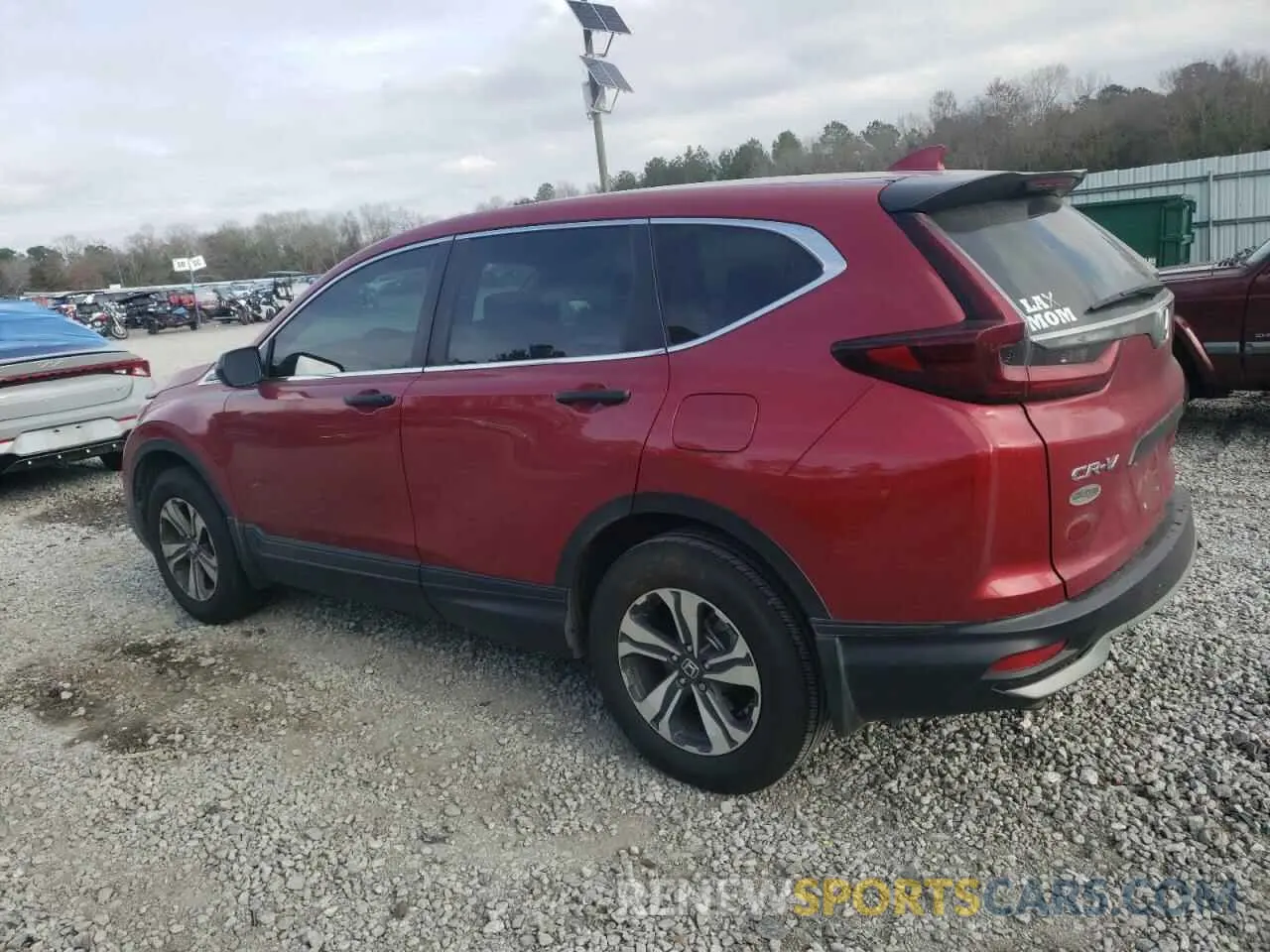 2 fotografías del automóvil dañado 5J6RW2H29LL014760 HONDA CRV 2020