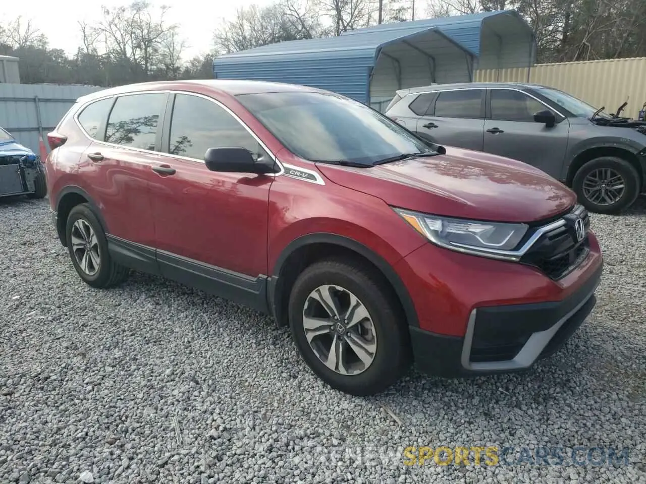 4 fotografías del automóvil dañado 5J6RW2H29LL014760 HONDA CRV 2020