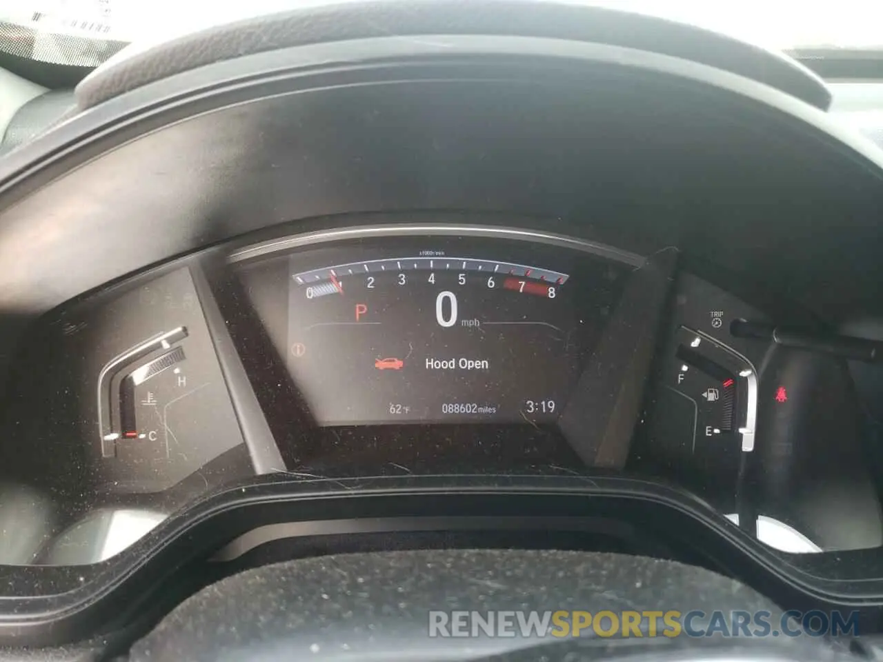 9 fotografías del automóvil dañado 5J6RW2H29LL014760 HONDA CRV 2020