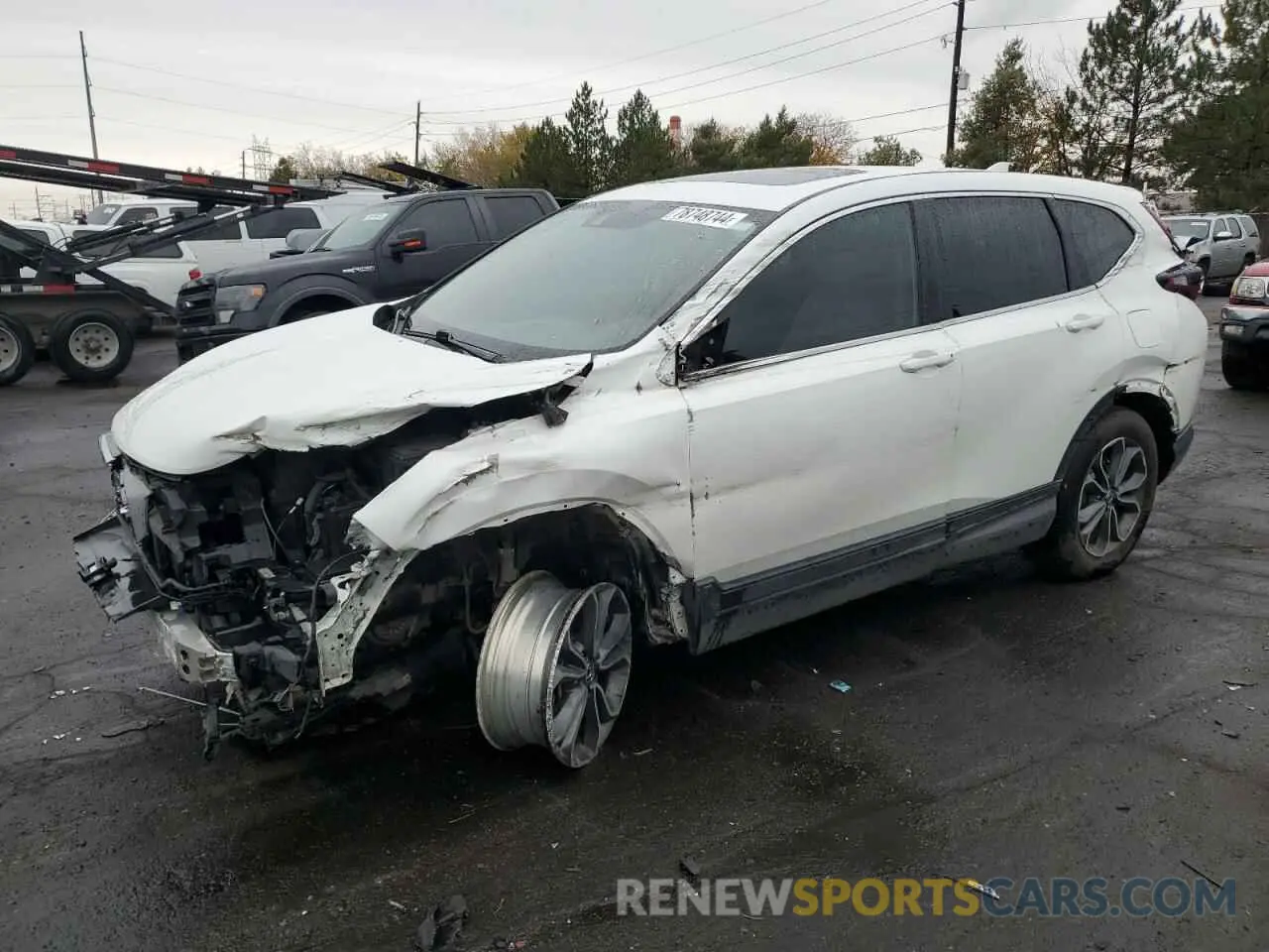 1 fotografías del automóvil dañado 5J6RW2H51LA013558 HONDA CRV 2020