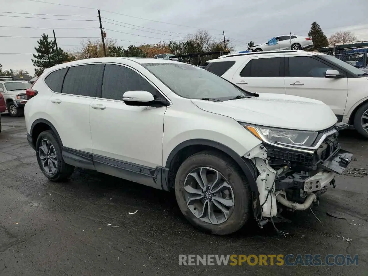 4 fotografías del automóvil dañado 5J6RW2H51LA013558 HONDA CRV 2020
