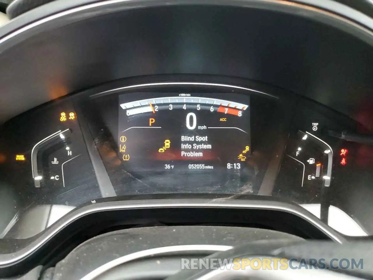 9 fotografías del automóvil dañado 5J6RW2H51LA013558 HONDA CRV 2020