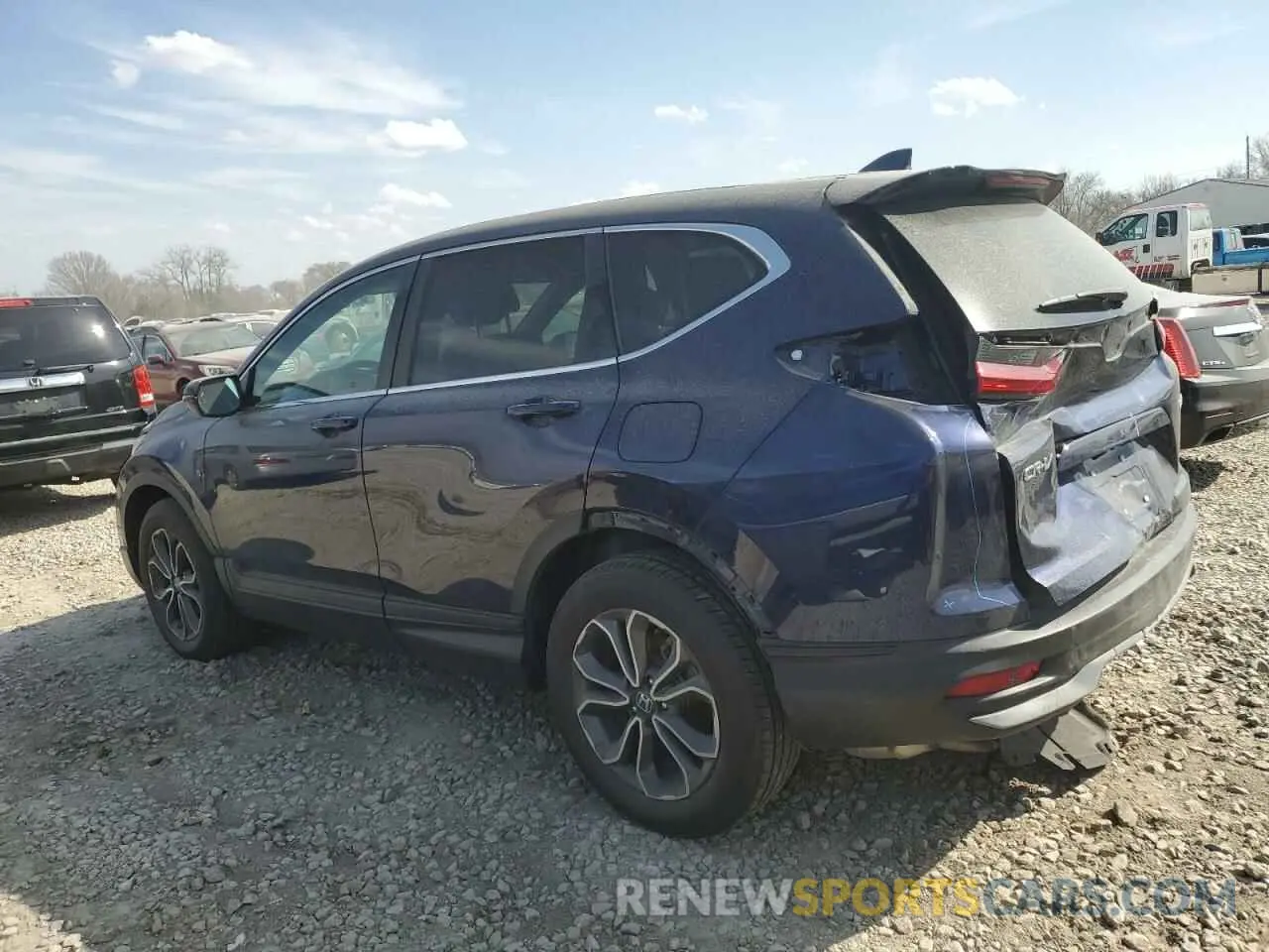 2 fotografías del automóvil dañado 5J6RW2H53LL015364 HONDA CRV 2020