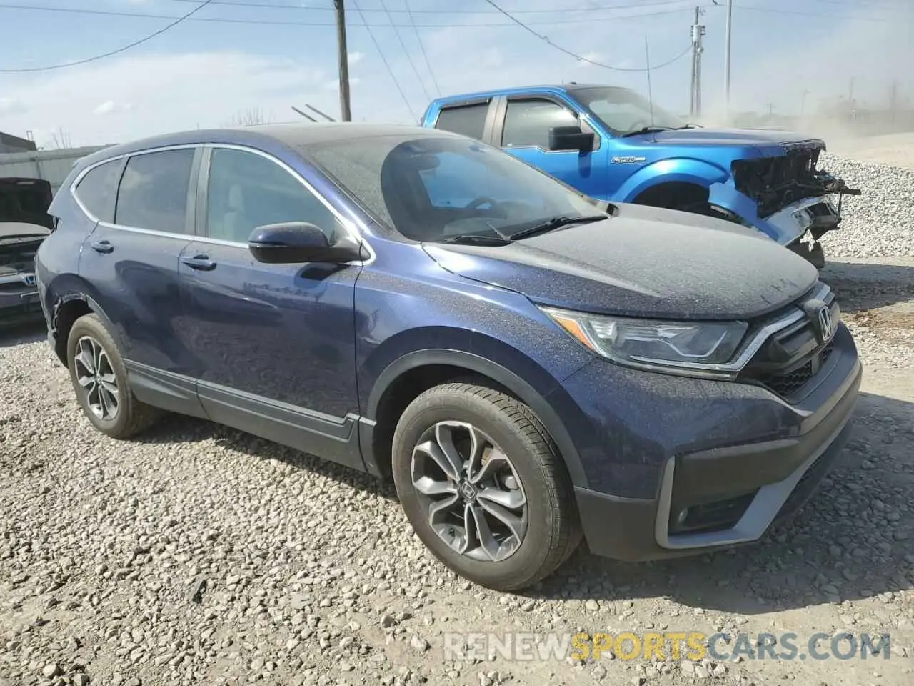 4 fotografías del automóvil dañado 5J6RW2H53LL015364 HONDA CRV 2020