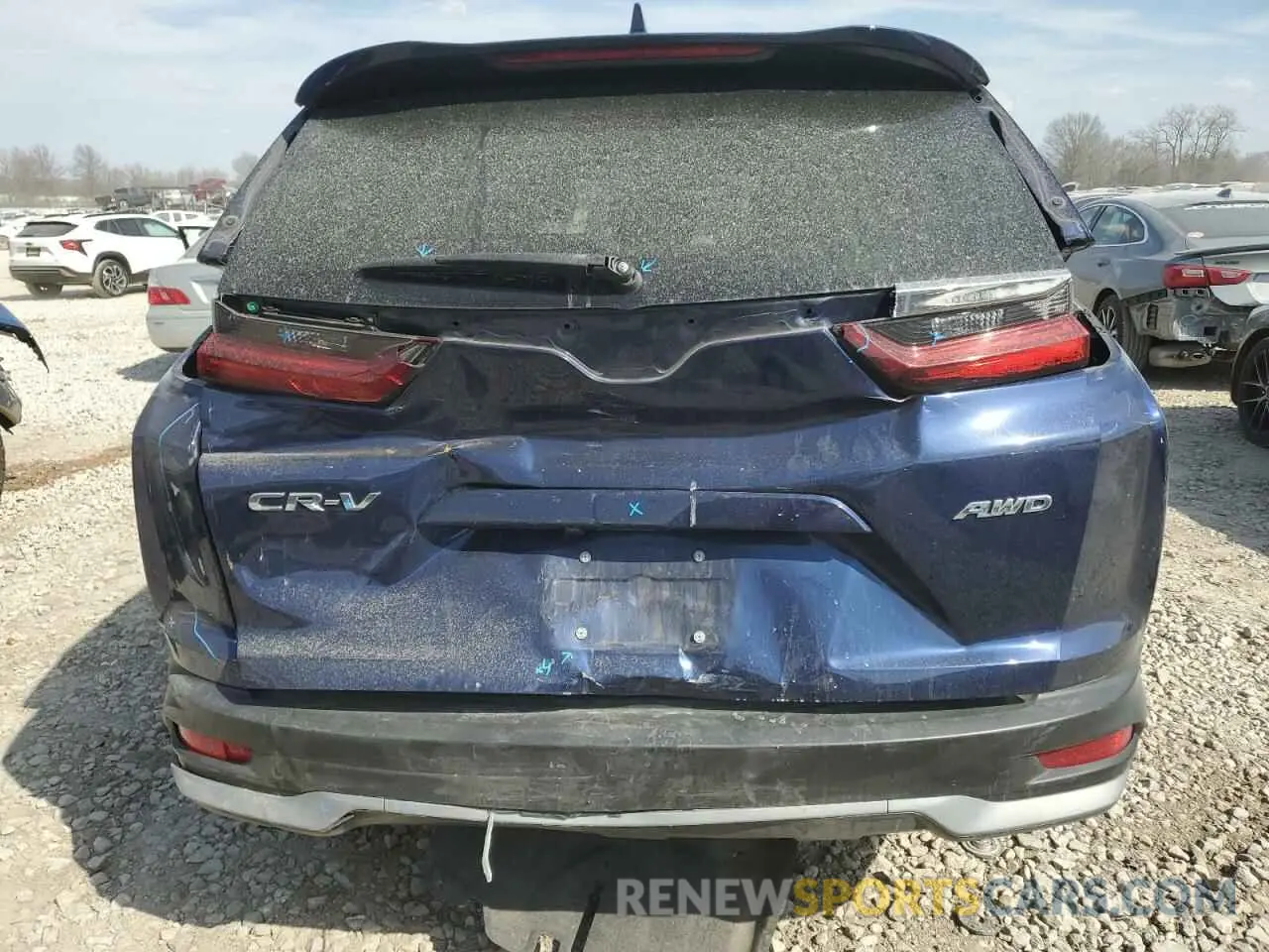 6 fotografías del automóvil dañado 5J6RW2H53LL015364 HONDA CRV 2020