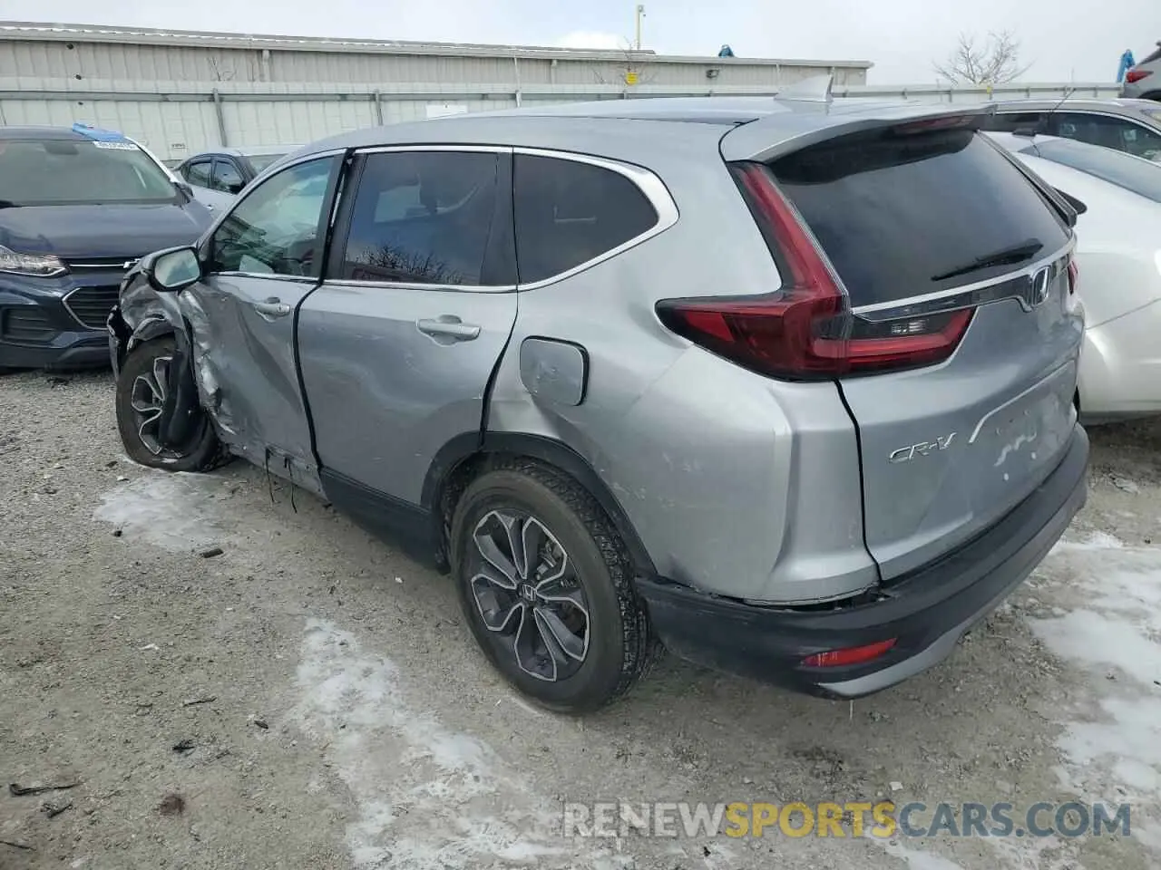 2 fotografías del automóvil dañado 5J6RW2H53LL030446 HONDA CRV 2020