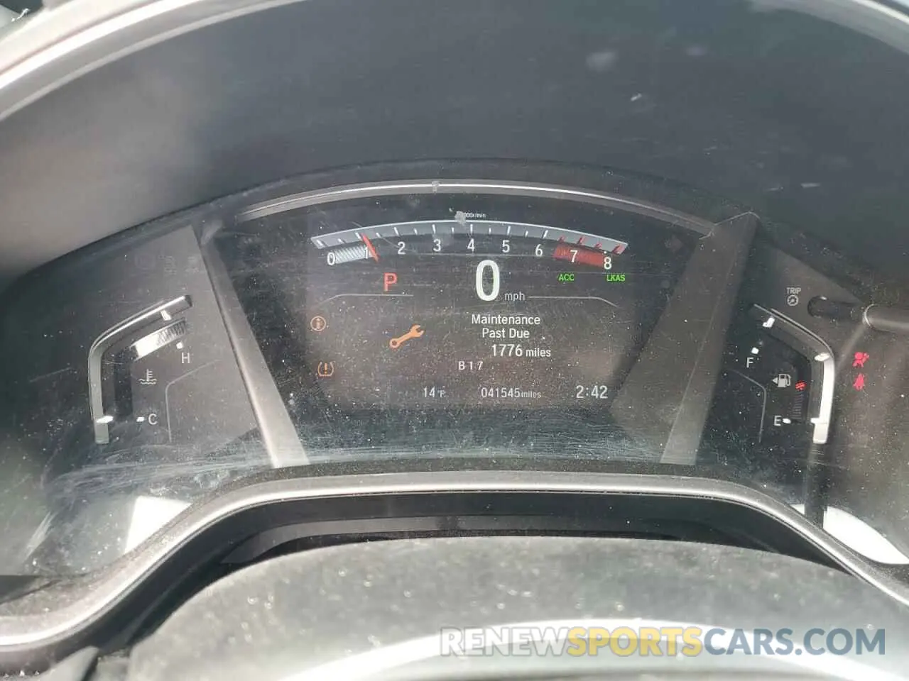 9 fotografías del automóvil dañado 5J6RW2H53LL030446 HONDA CRV 2020