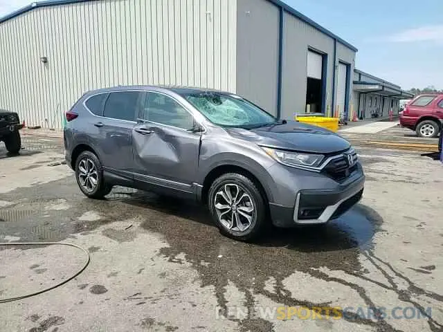14 fotografías del automóvil dañado 5J6RW2H55LA002448 HONDA CRV 2020