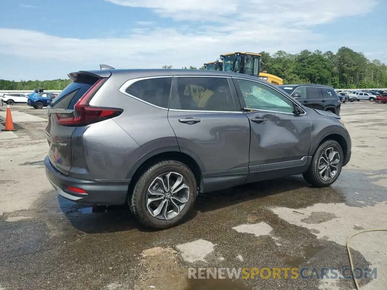 3 fotografías del automóvil dañado 5J6RW2H55LA002448 HONDA CRV 2020