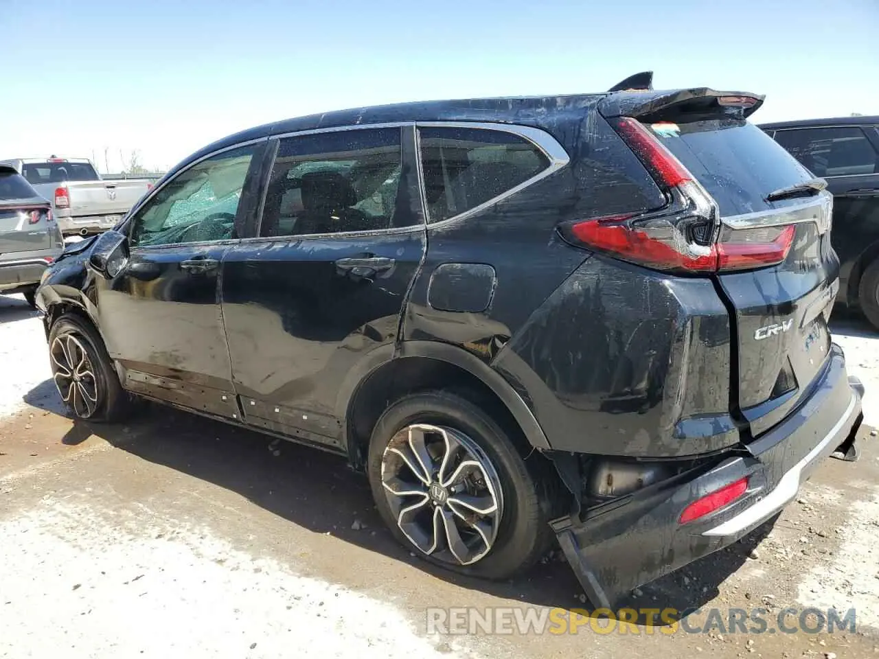2 fotografías del automóvil dañado 5J6RW2H55LL005211 HONDA CRV 2020