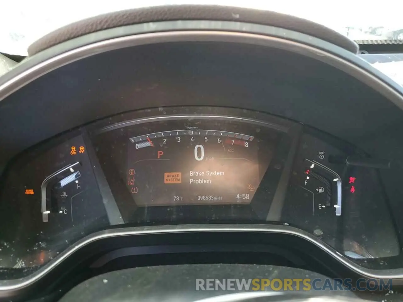 9 fotografías del automóvil dañado 5J6RW2H55LL005211 HONDA CRV 2020