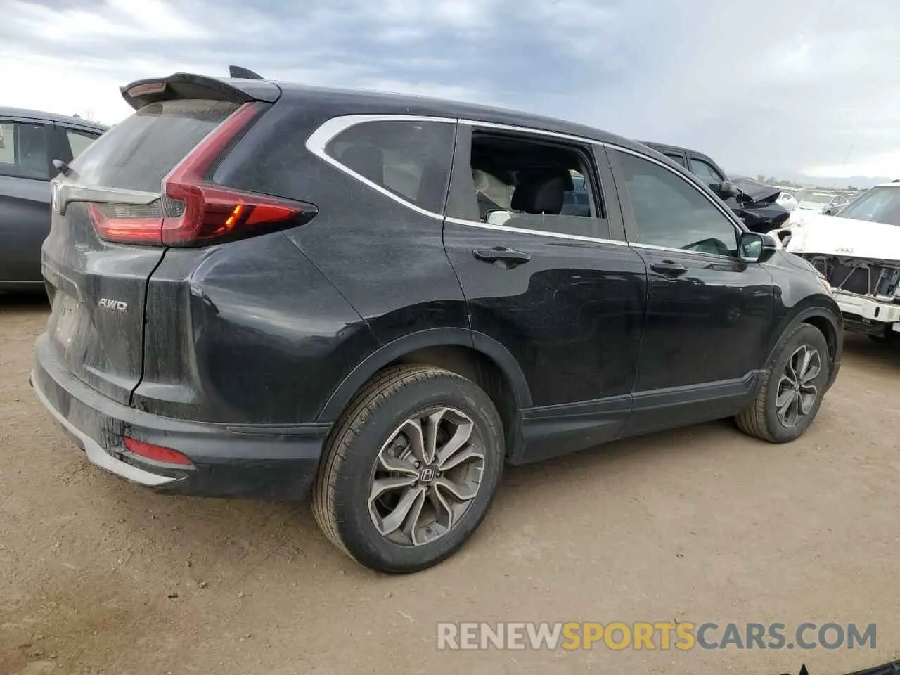 3 fotografías del automóvil dañado 5J6RW2H56LA014110 HONDA CRV 2020