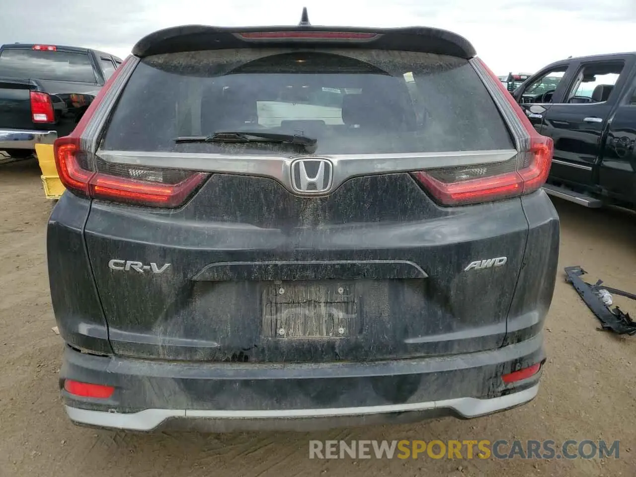 6 fotografías del automóvil dañado 5J6RW2H56LA014110 HONDA CRV 2020