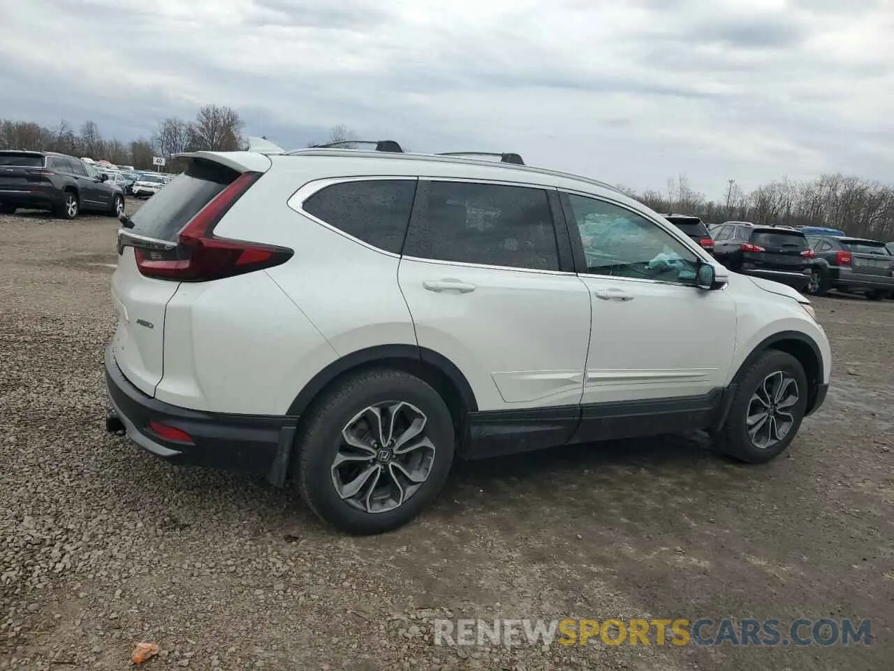 3 fotografías del automóvil dañado 5J6RW2H56LL042090 HONDA CRV 2020