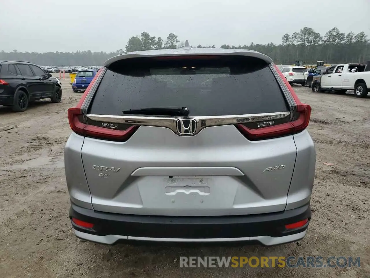 6 fotografías del automóvil dañado 5J6RW2H57LA001656 HONDA CRV 2020