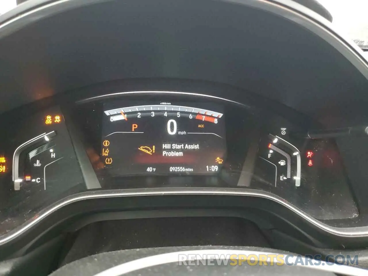 9 fotografías del automóvil dañado 5J6RW2H57LA001656 HONDA CRV 2020