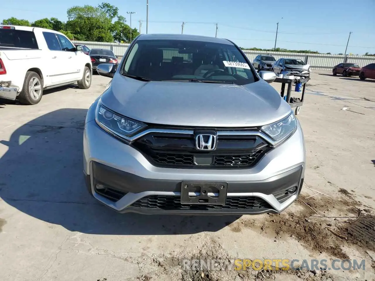 5 fotografías del automóvil dañado 5J6RW2H58LA014366 HONDA CRV 2020