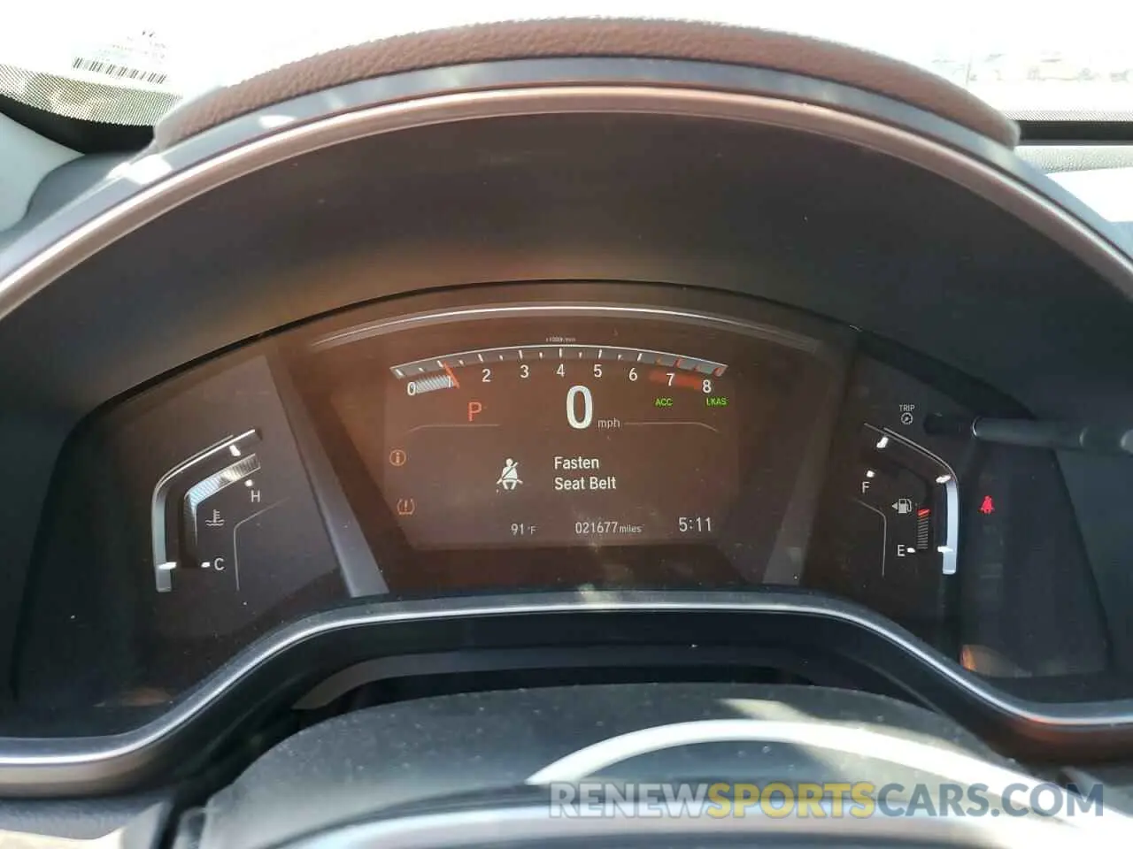 9 fotografías del automóvil dañado 5J6RW2H58LA014366 HONDA CRV 2020