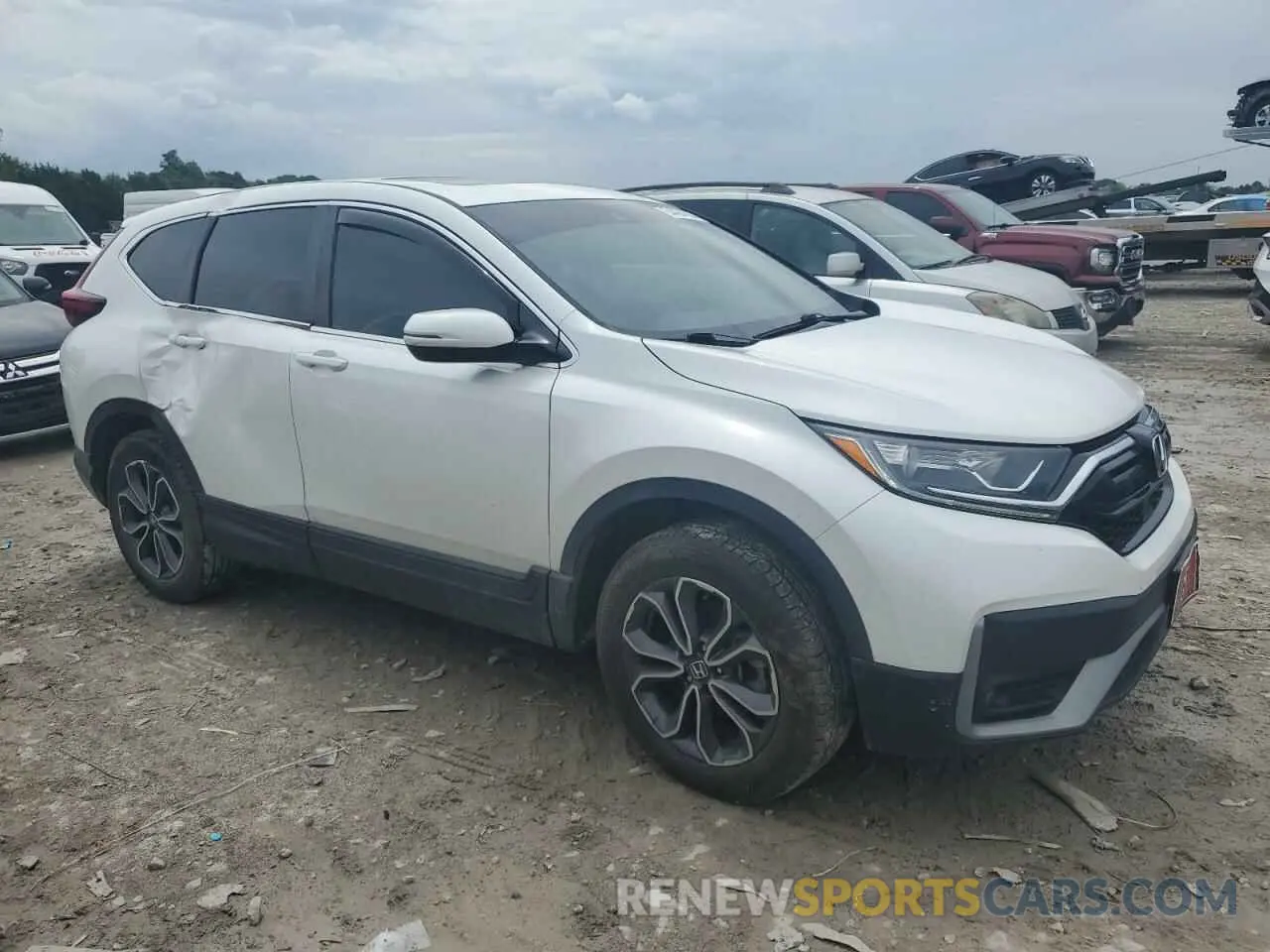 4 fotografías del automóvil dañado 5J6RW2H58LL041247 HONDA CRV 2020