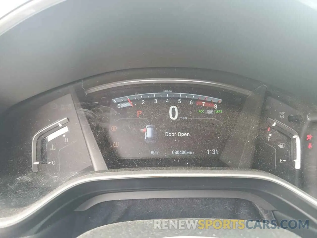 9 fotografías del automóvil dañado 5J6RW2H58LL041247 HONDA CRV 2020