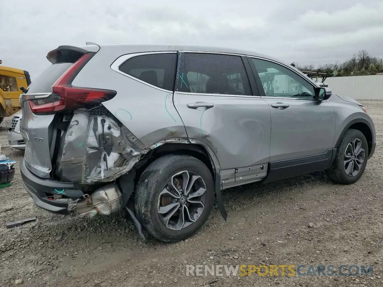 3 fotografías del automóvil dañado 5J6RW2H59LL041371 HONDA CRV 2020