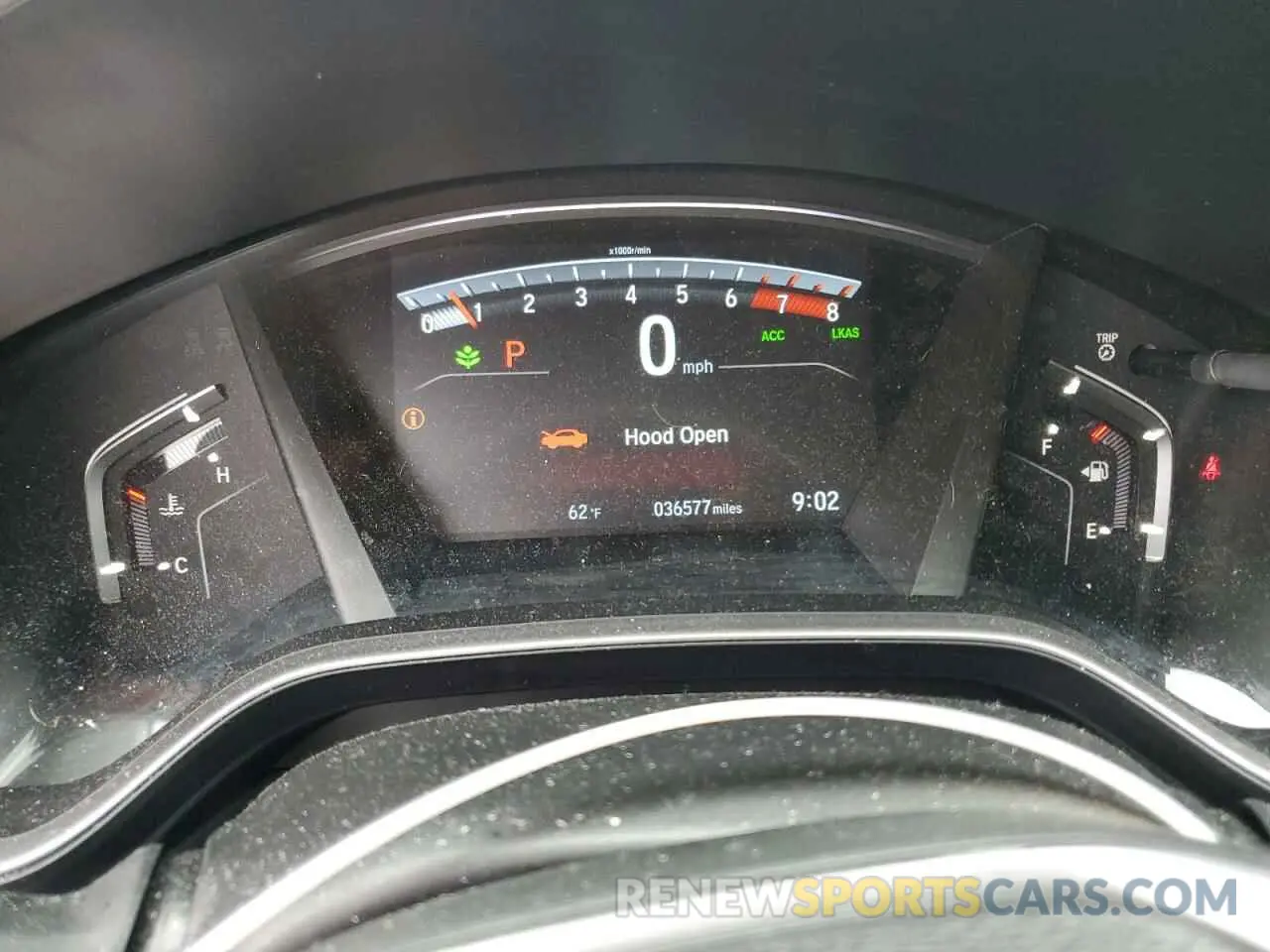 9 fotografías del automóvil dañado 5J6RW2H59LL041371 HONDA CRV 2020