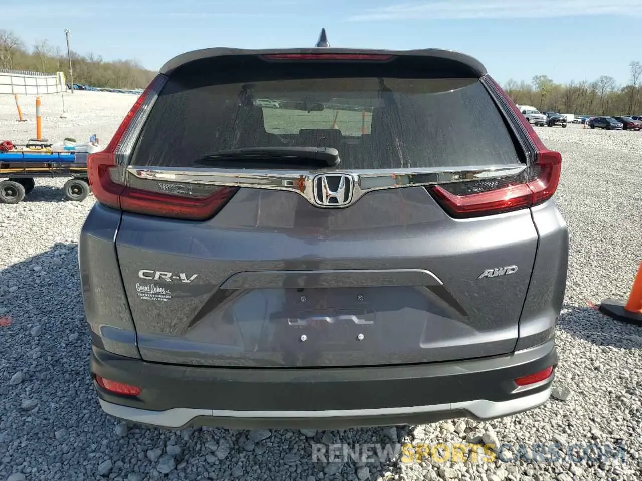 6 fotografías del automóvil dañado 5J6RW2H59LL046120 HONDA CRV 2020