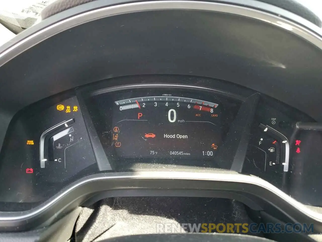 9 fotografías del automóvil dañado 5J6RW2H59LL046120 HONDA CRV 2020