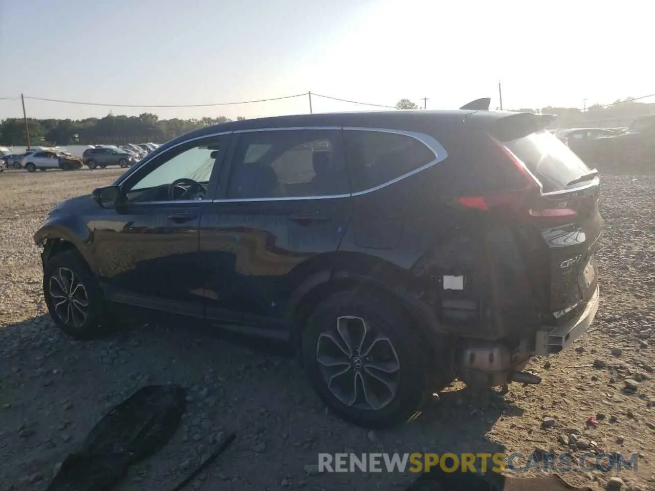 2 fotografías del automóvil dañado 5J6RW2H5XLA015518 HONDA CRV 2020