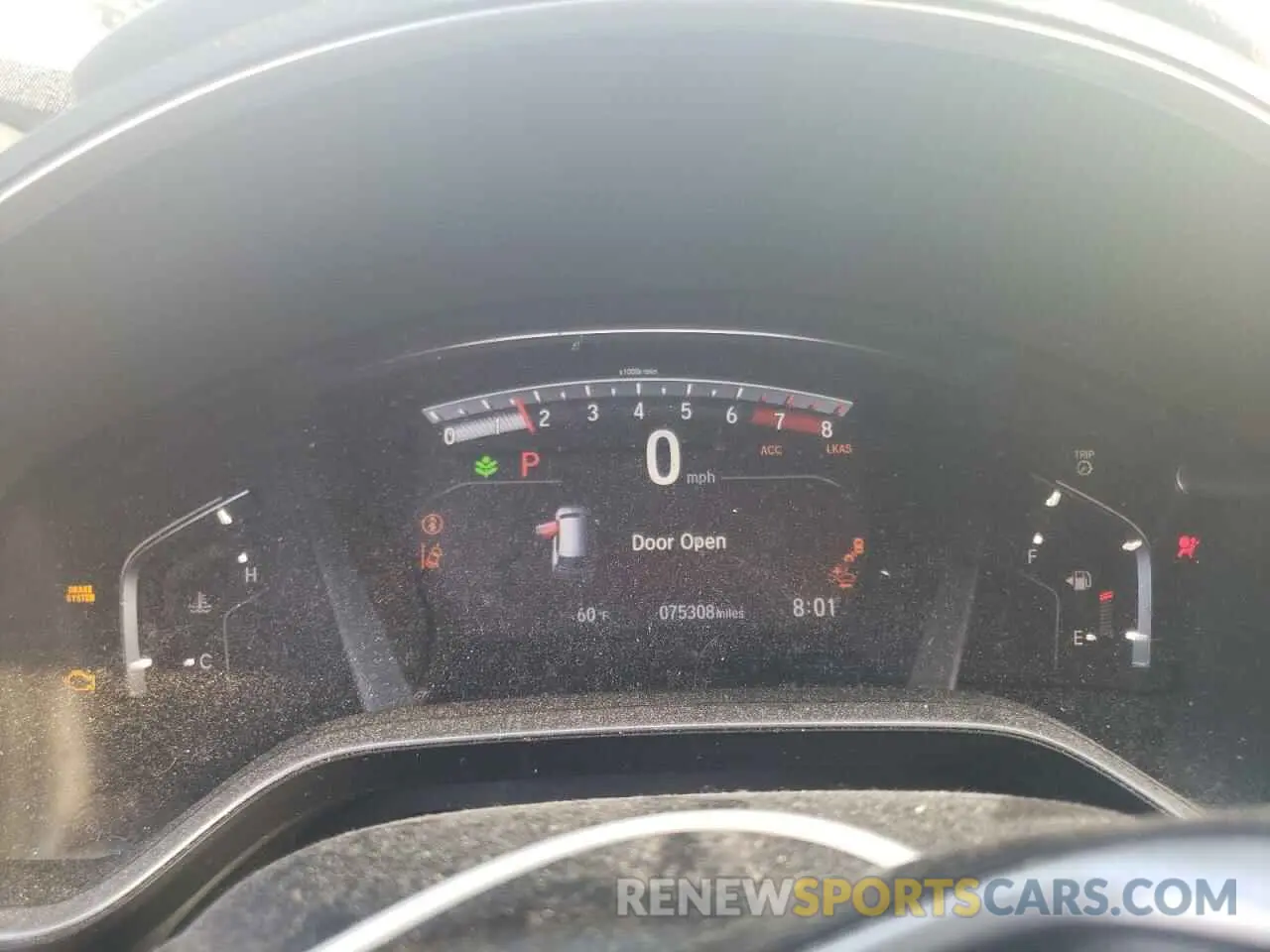 9 fotografías del automóvil dañado 5J6RW2H5XLA015518 HONDA CRV 2020
