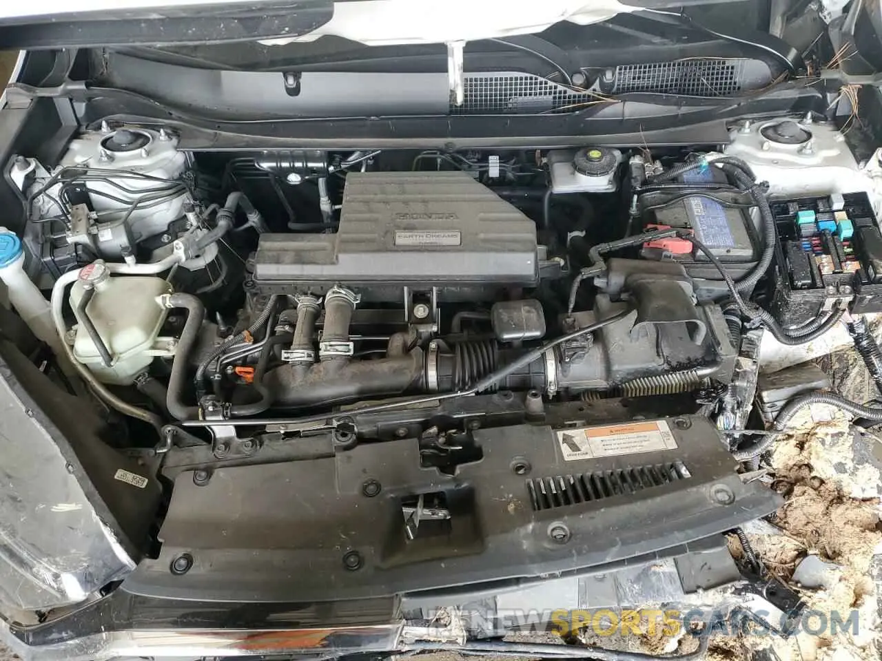 12 fotografías del automóvil dañado 5J6RW2H5XLL019024 HONDA CRV 2020