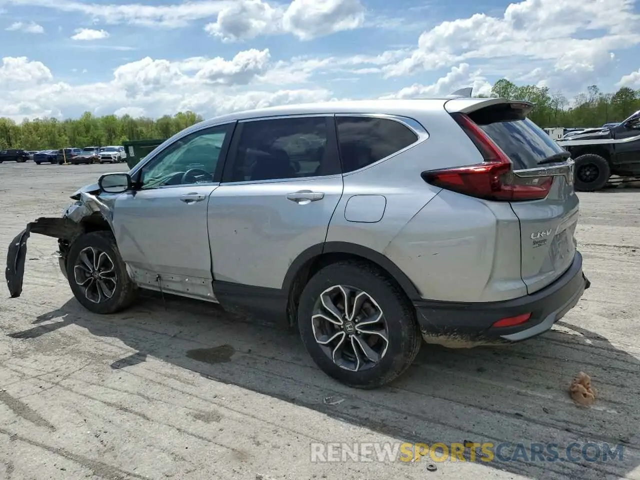 2 fotografías del automóvil dañado 5J6RW2H5XLL030735 HONDA CRV 2020