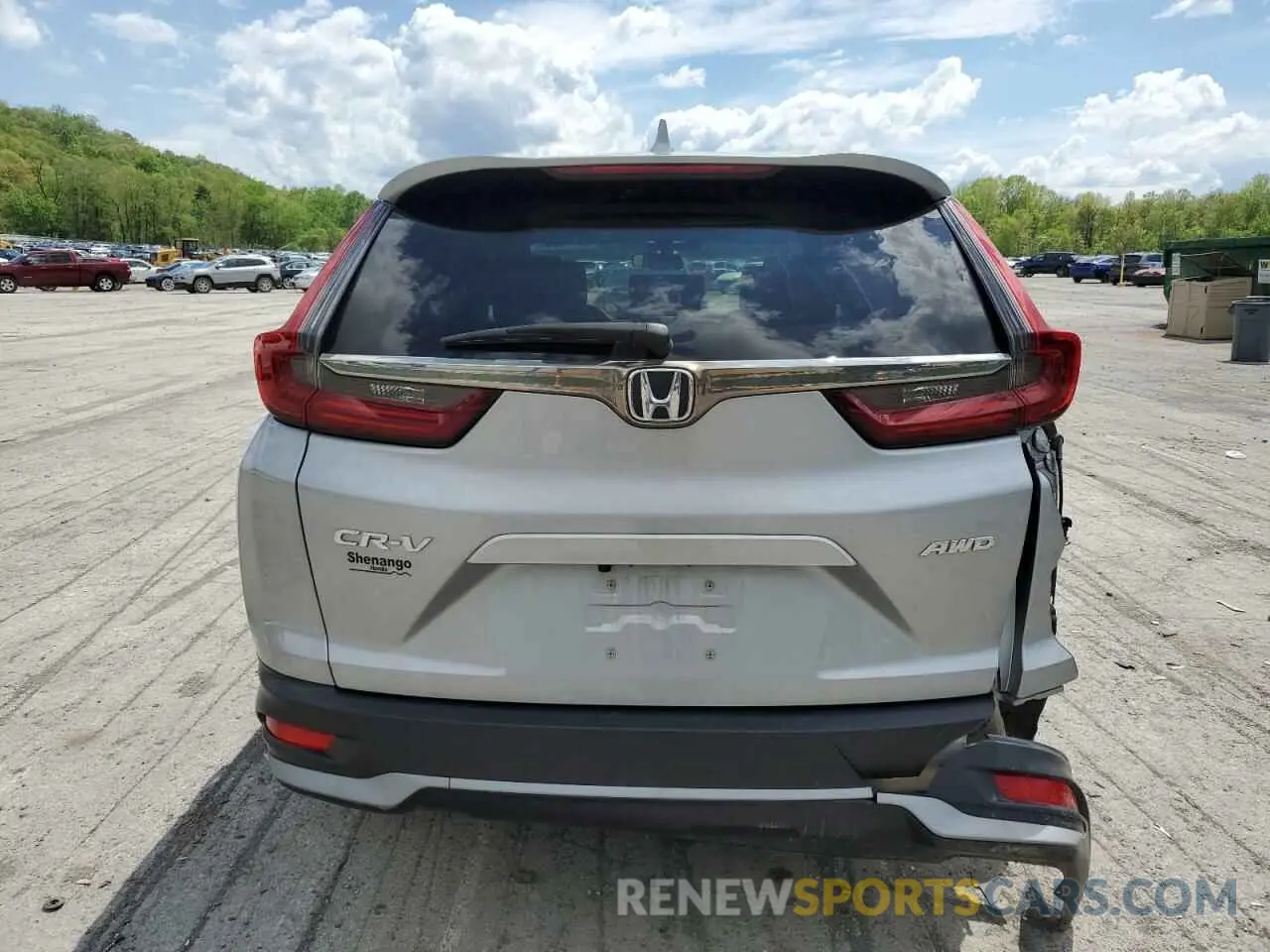 6 fotografías del automóvil dañado 5J6RW2H5XLL030735 HONDA CRV 2020