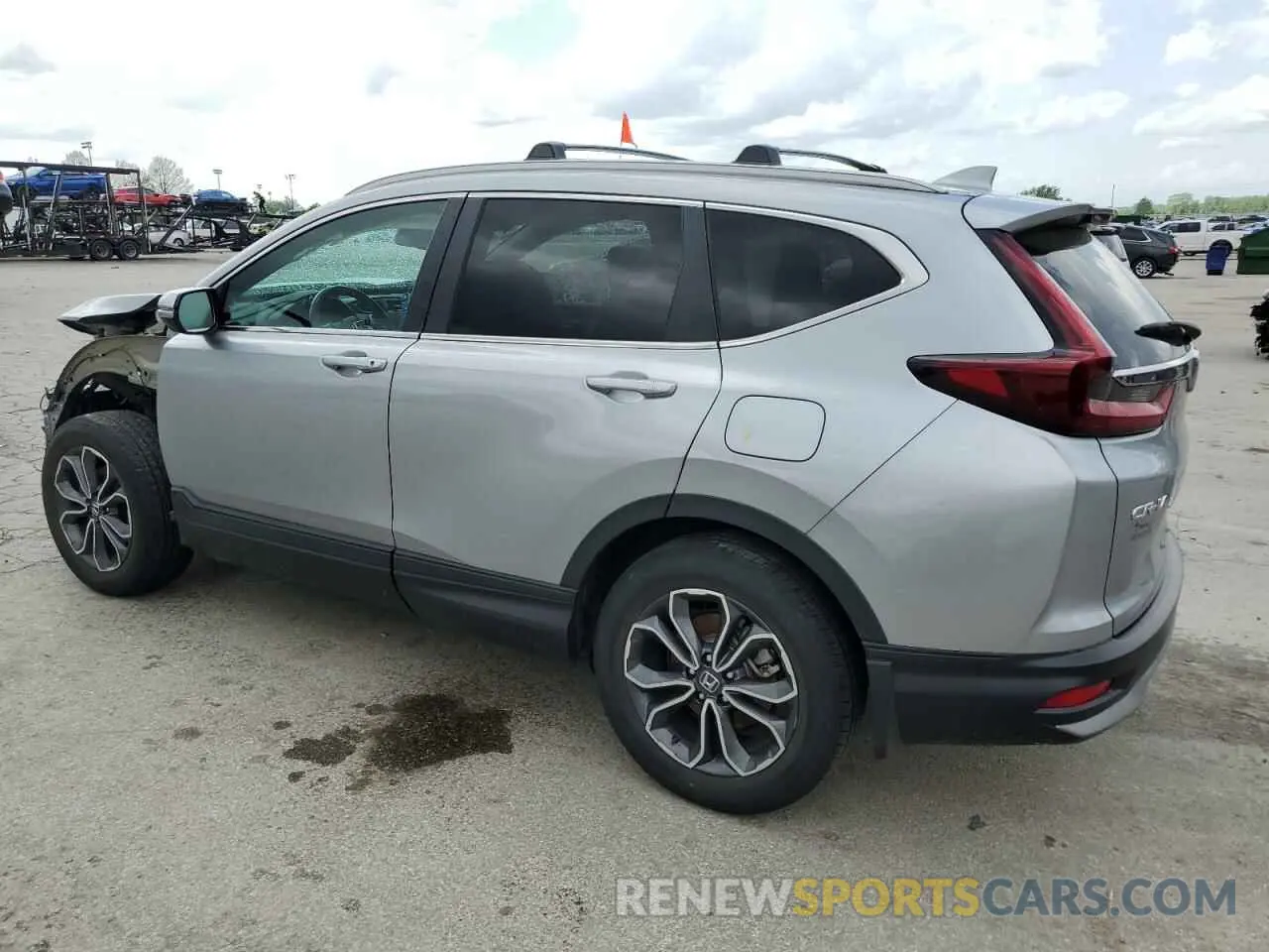 2 fotografías del automóvil dañado 5J6RW2H80LL016580 HONDA CRV 2020