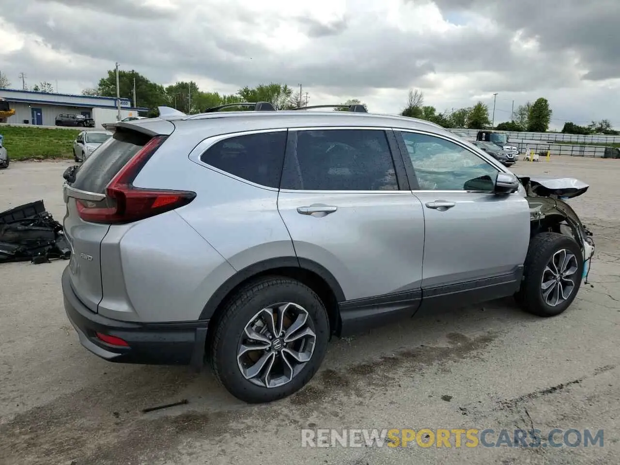 3 fotografías del automóvil dañado 5J6RW2H80LL016580 HONDA CRV 2020