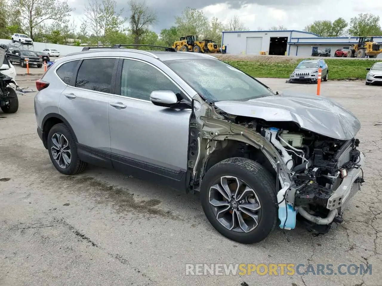 4 fotografías del automóvil dañado 5J6RW2H80LL016580 HONDA CRV 2020