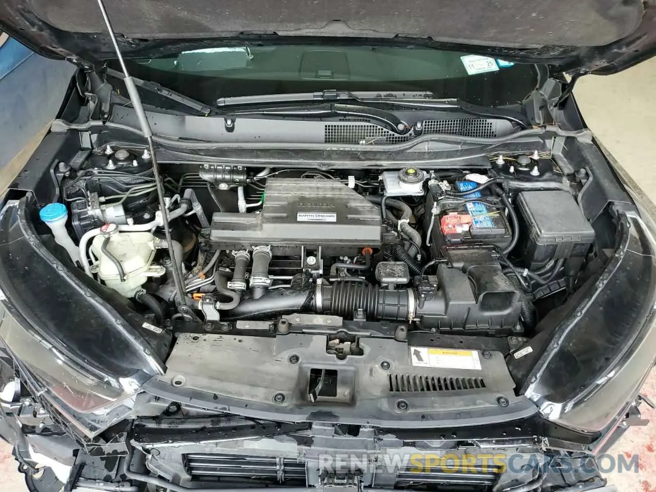 12 fotografías del automóvil dañado 5J6RW2H80LL047277 HONDA CRV 2020