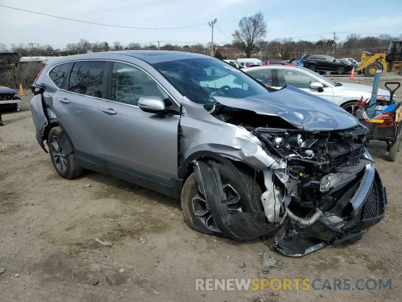 4 fotografías del automóvil dañado 5J6RW2H83LL008943 HONDA CRV 2020