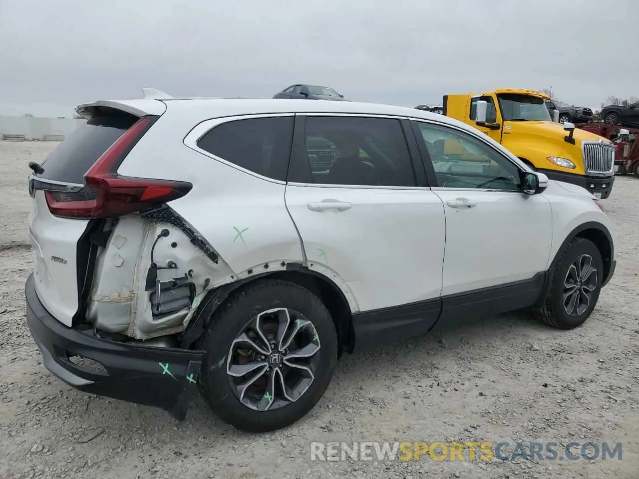 3 fotografías del automóvil dañado 5J6RW2H84LL031924 HONDA CRV 2020