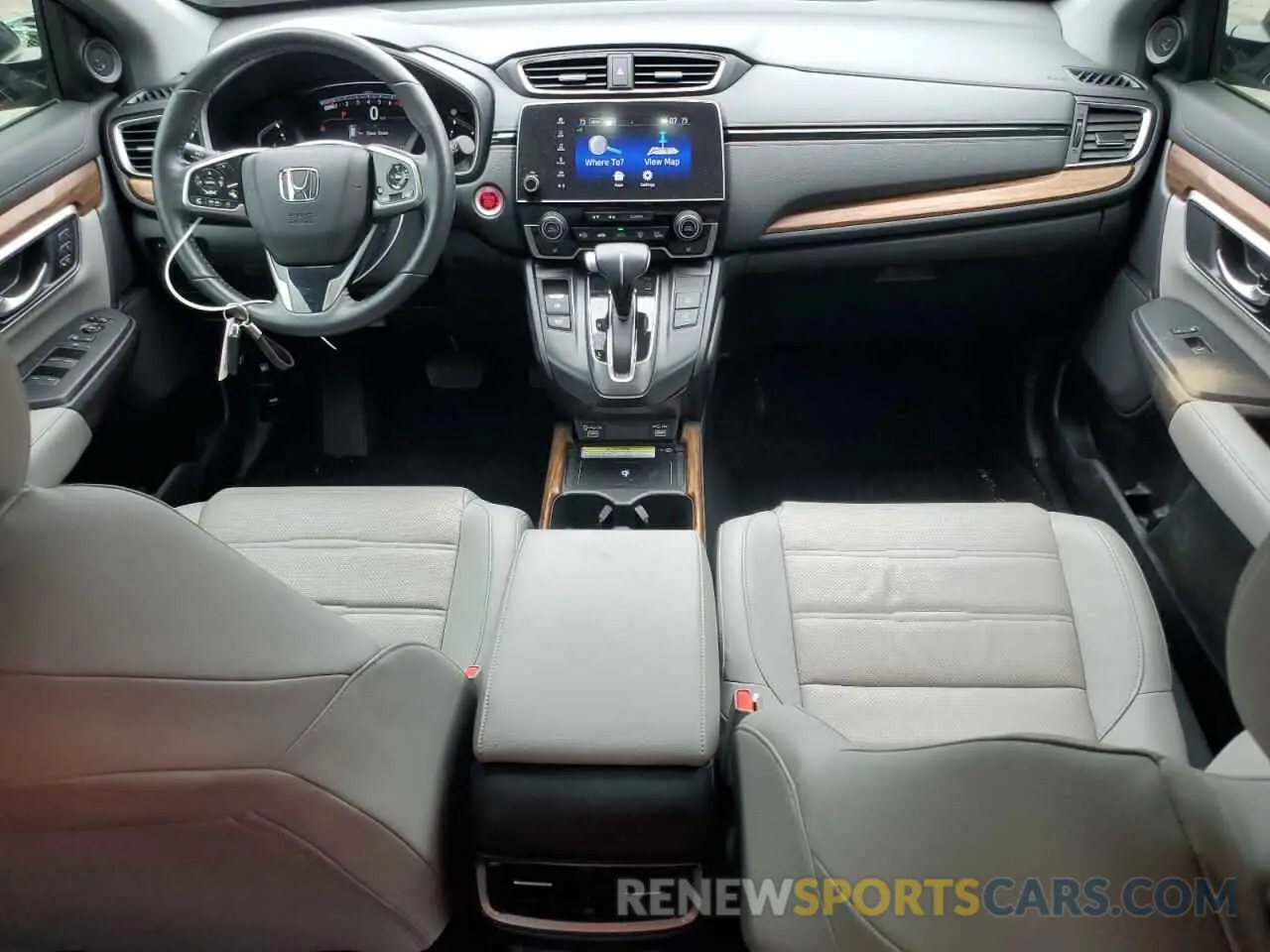 8 fotografías del automóvil dañado 5J6RW2H93LL014590 HONDA CRV 2020