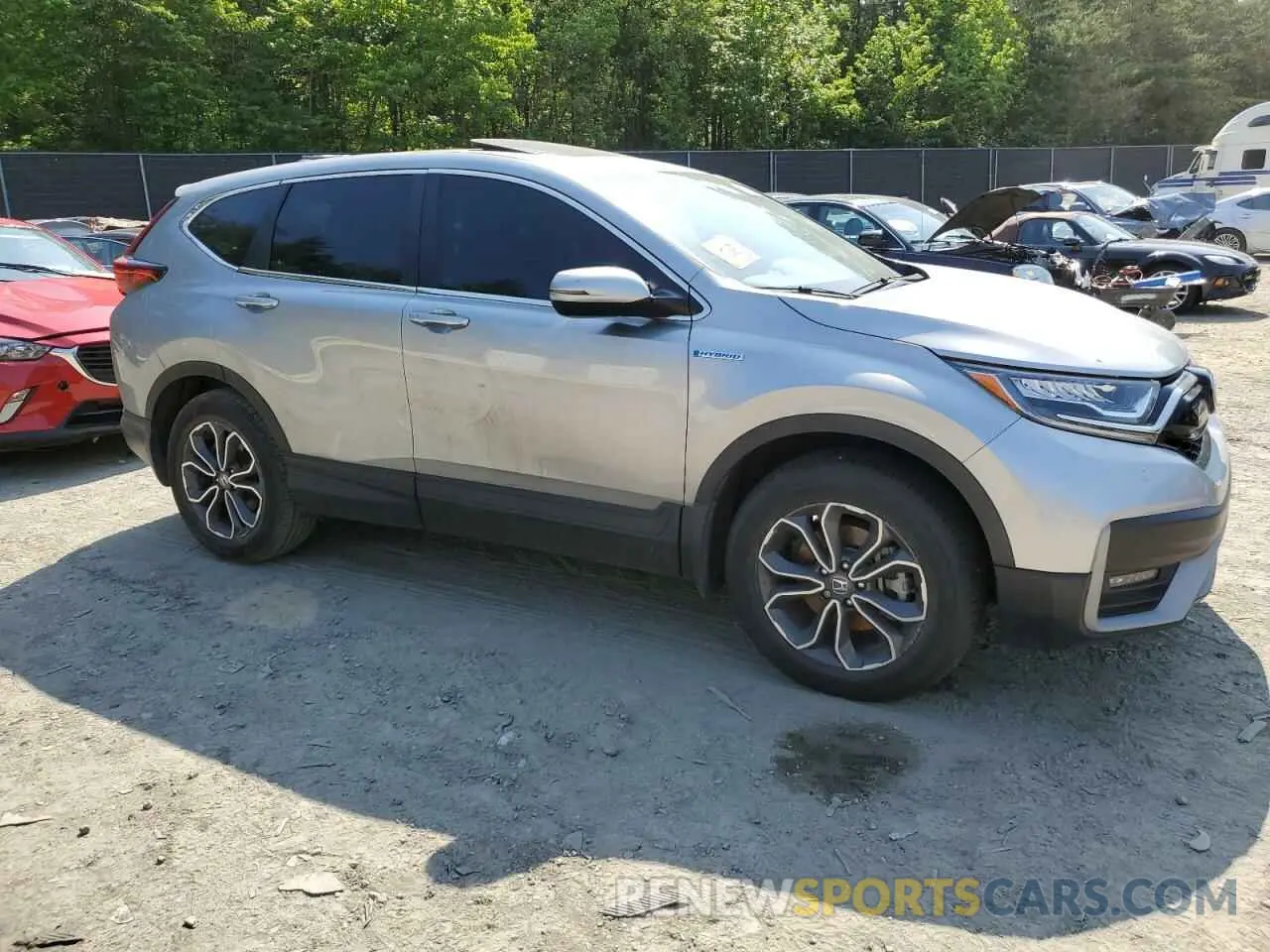 4 fotografías del automóvil dañado 7FART6H55LE016402 HONDA CRV 2020